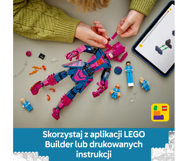 LEGO Marvel 76316 Figurka Fantastycznej Czwórki kontra Galactus - 1308223 - zdjęcie 9
